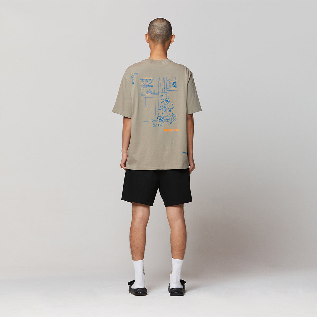ゴールスタジオ フィアレス キャットラウス 半袖 Tシャツ カーキ