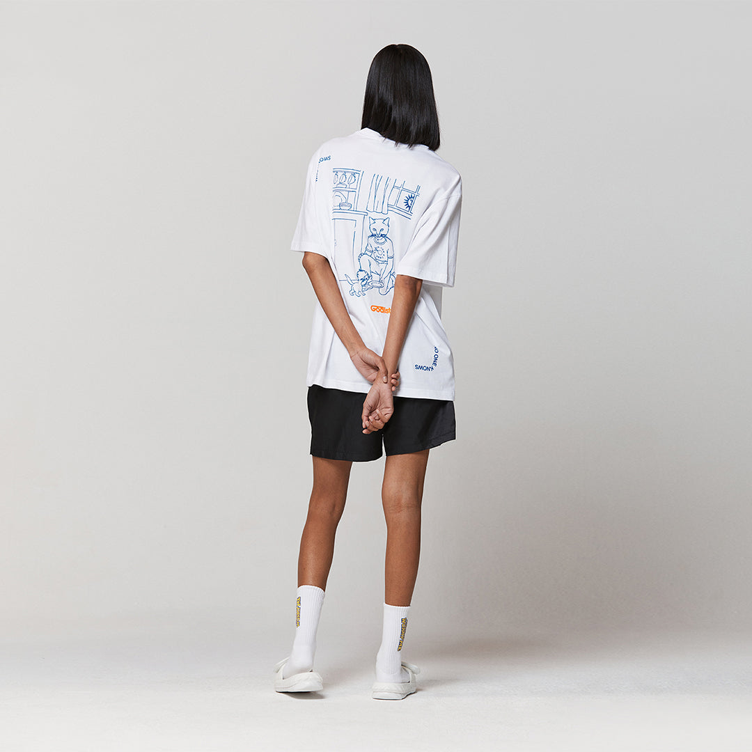 ゴールスタジオ フィアレス キャットラウス 半袖 Tシャツ ホワイト