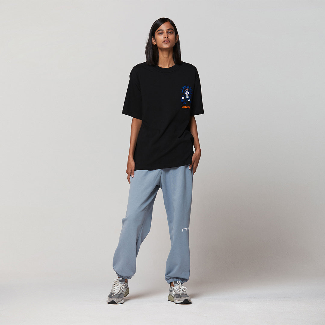 ゴールスタジオ フィアレス スパイラル 半袖 Tシャツ ブラック