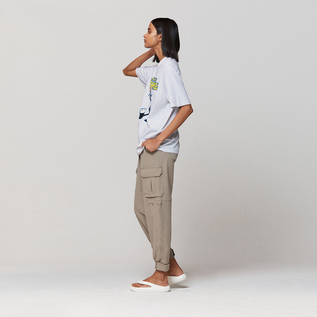 ゴールスタジオ フィアレス ビッグキャット 半袖 Tシャツ グレー