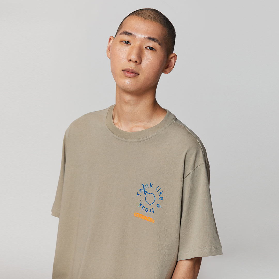 ゴールスタジオ フィアレス キャットラウス 半袖 Tシャツ カーキ