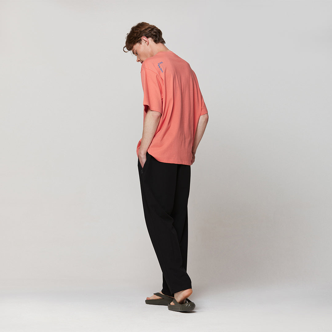 ゴールスタジオ フィアレス ビッグキャット 半袖 Tシャツ コーラルレッド