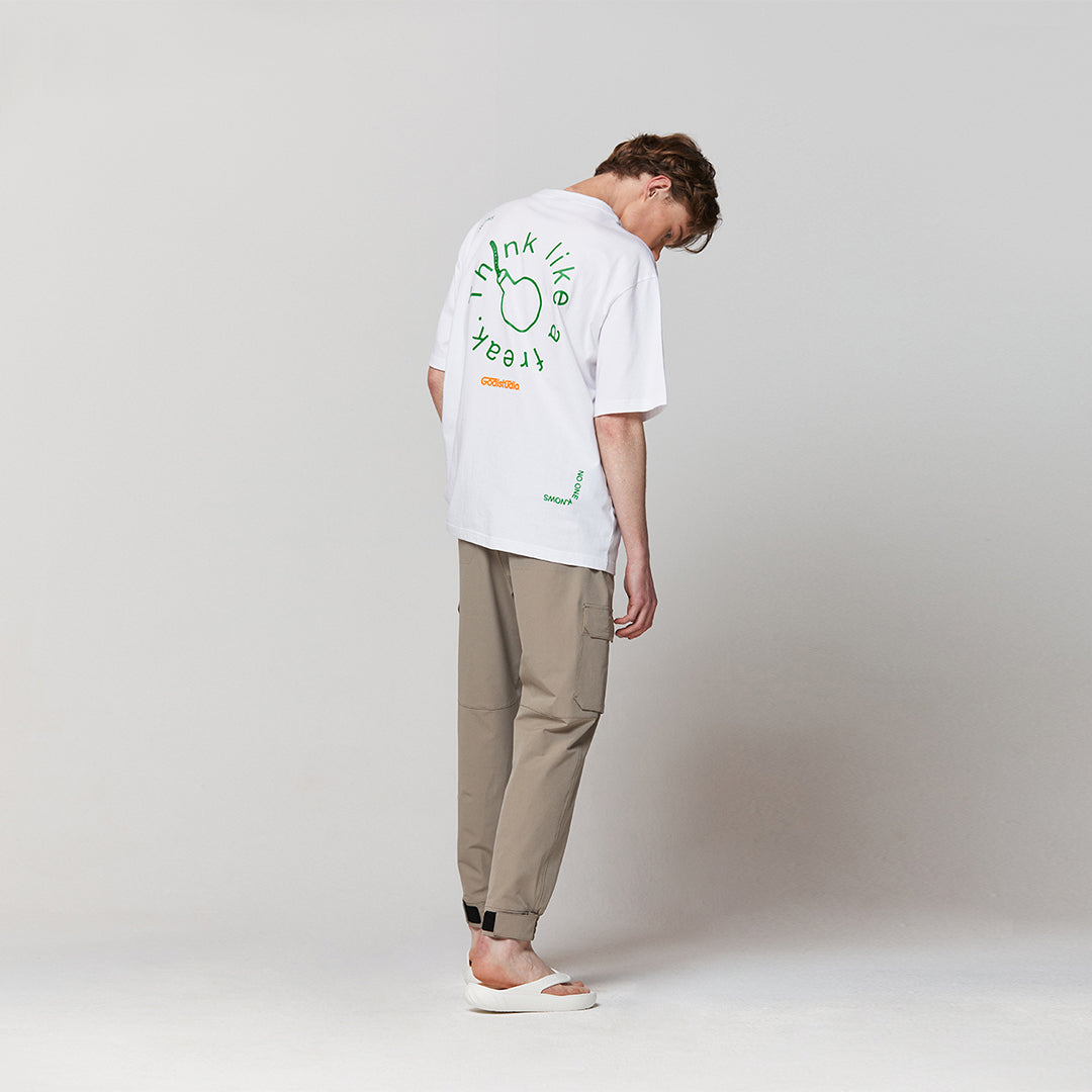 ゴールスタジオ フィアレス ビッグボム 半袖 Tシャツ ホワイト