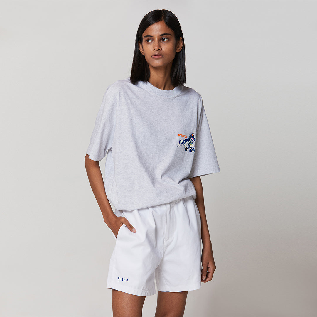 ゴールスタジオ フィアレス ビッグキャット シリアルボックス 半袖 Tシャツ グレー
