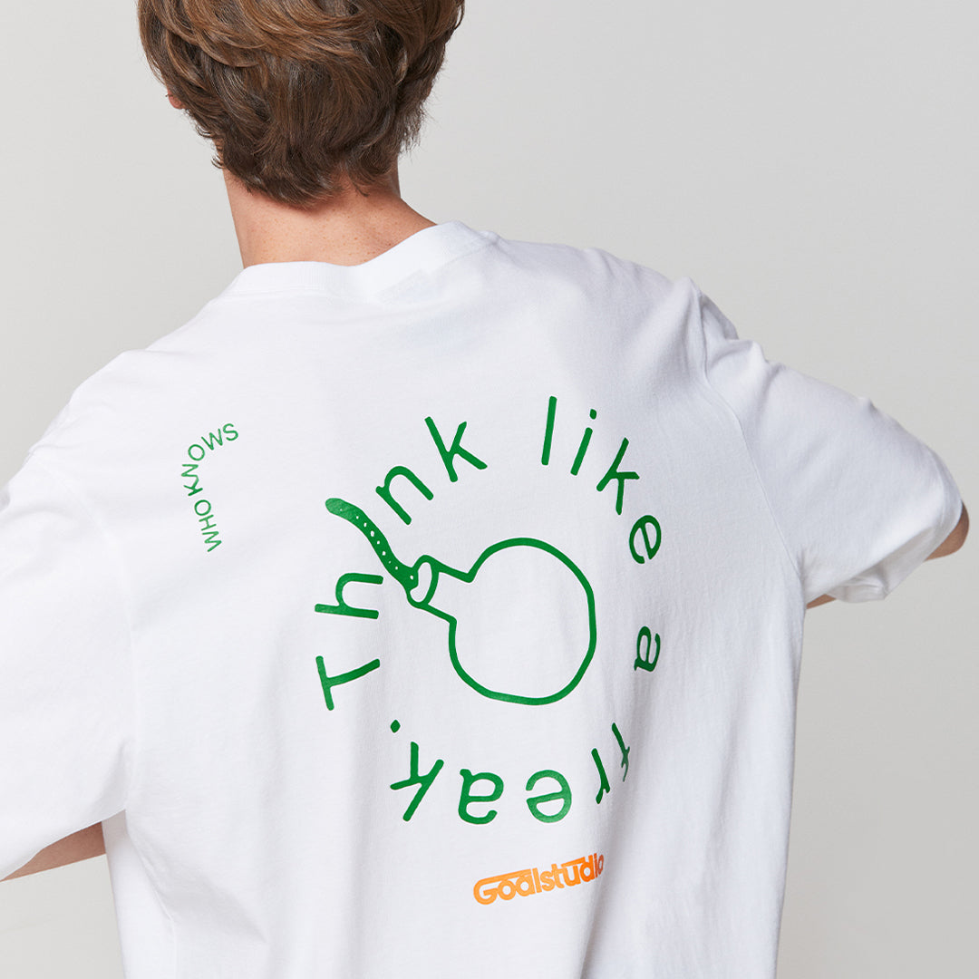 ゴールスタジオ フィアレス ビッグボム 半袖 Tシャツ ホワイト