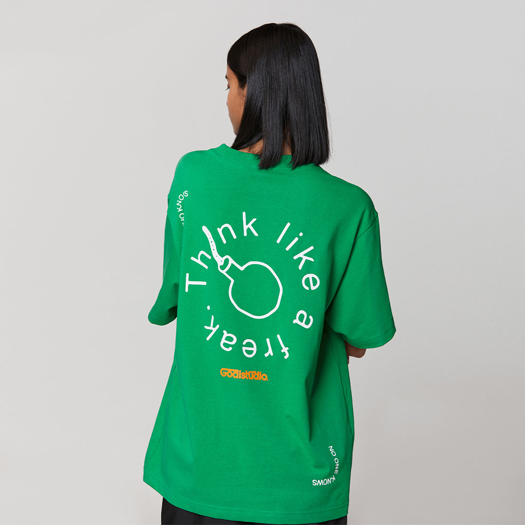 ゴールスタジオ フィアレス ビッグボム 半袖 Tシャツ グリーン