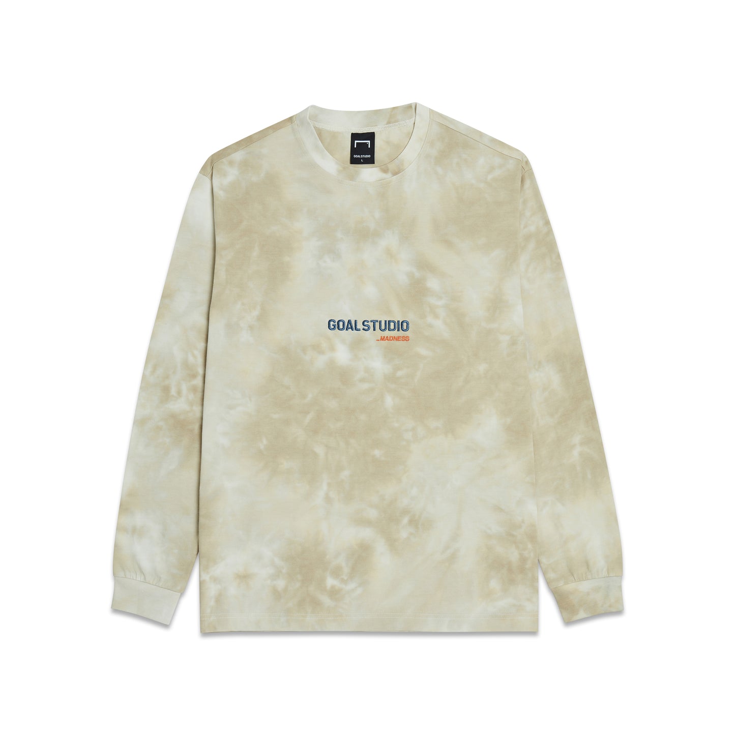 ゴールスタジオ タイダイ ロングスリーブ Tシャツ ベージュ