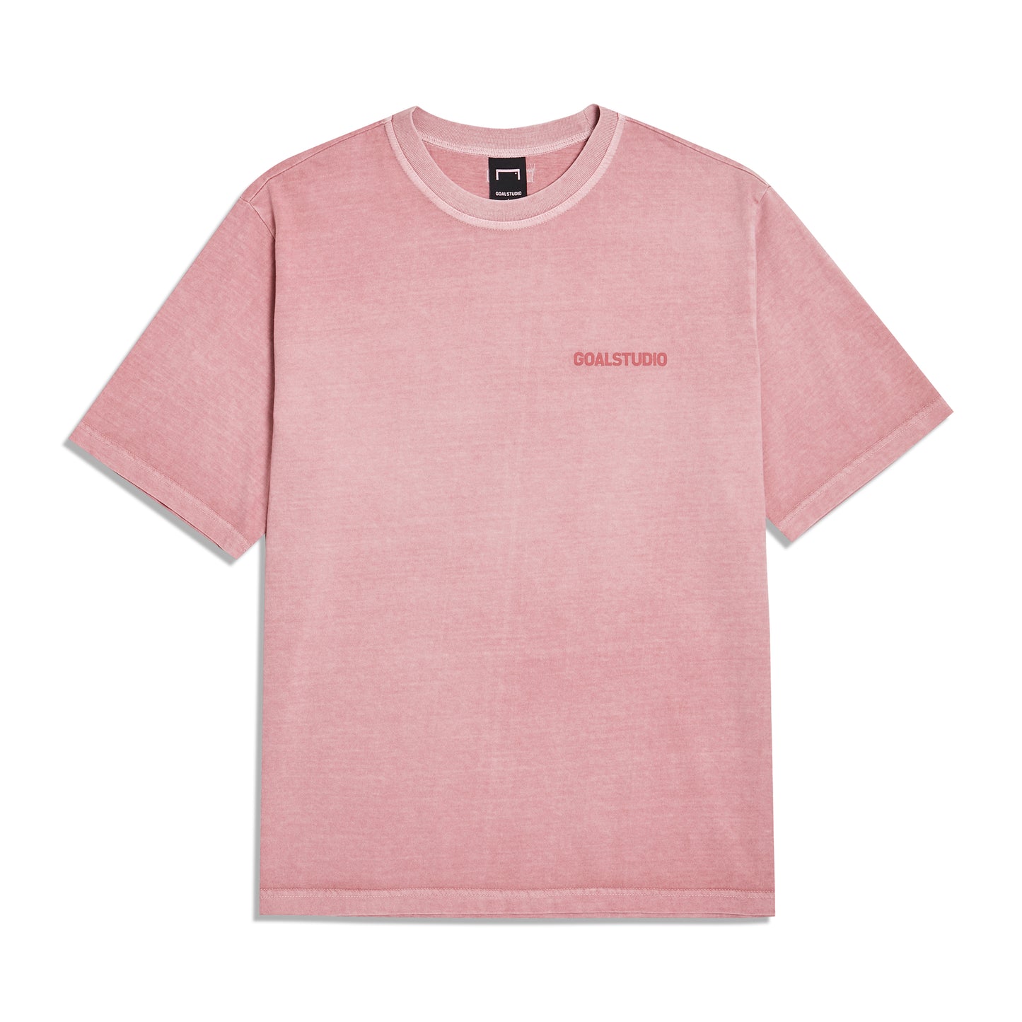 ゴールスタジオ ピグメントダイ ウォッシュ加工 半袖 Tシャツ ピンク