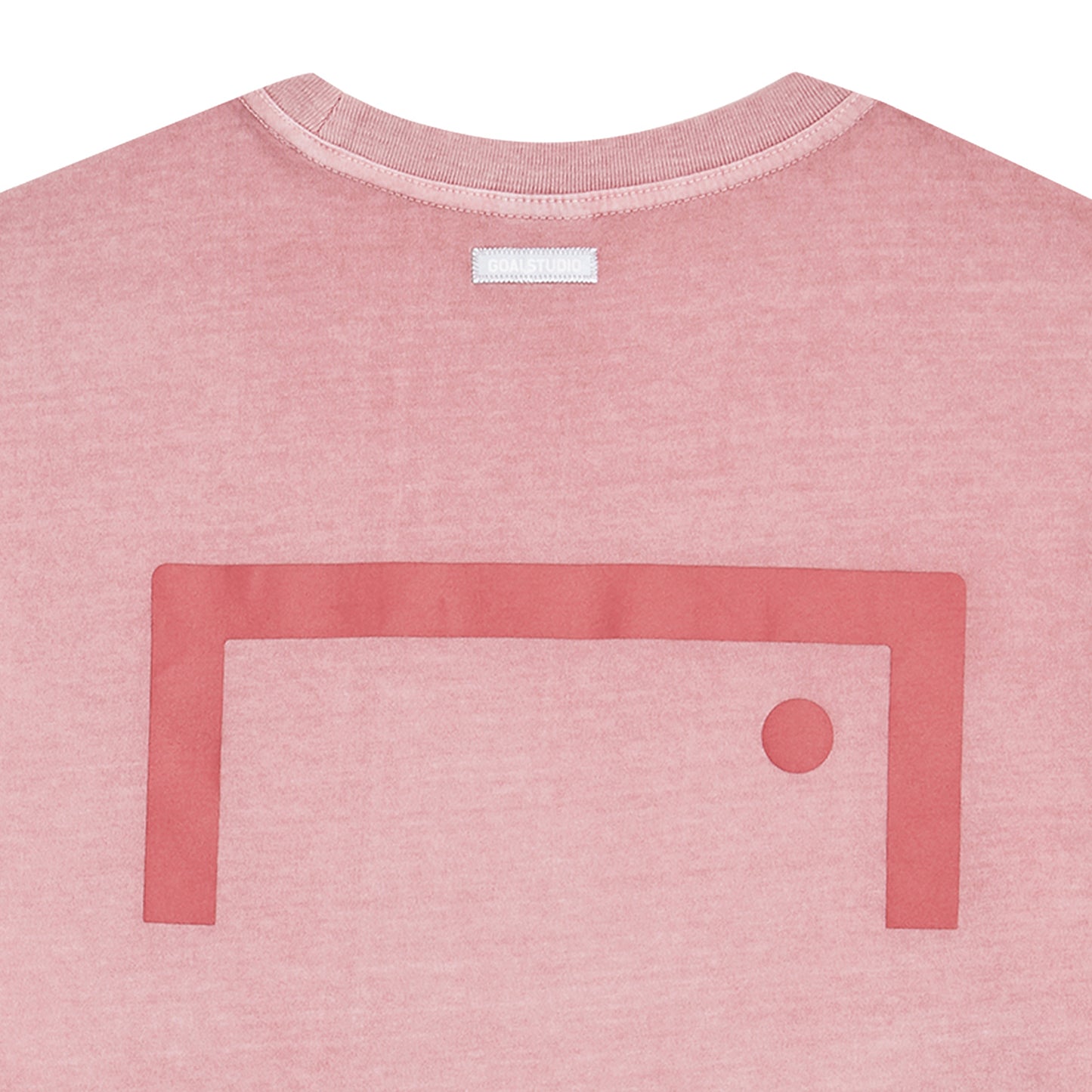 ゴールスタジオ ピグメントダイ ウォッシュ加工 半袖 Tシャツ ピンク