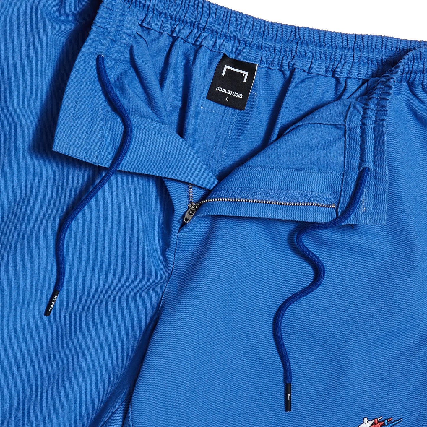 ゴールスタジオ フリーキック コットン チノ ショーツ ブルー