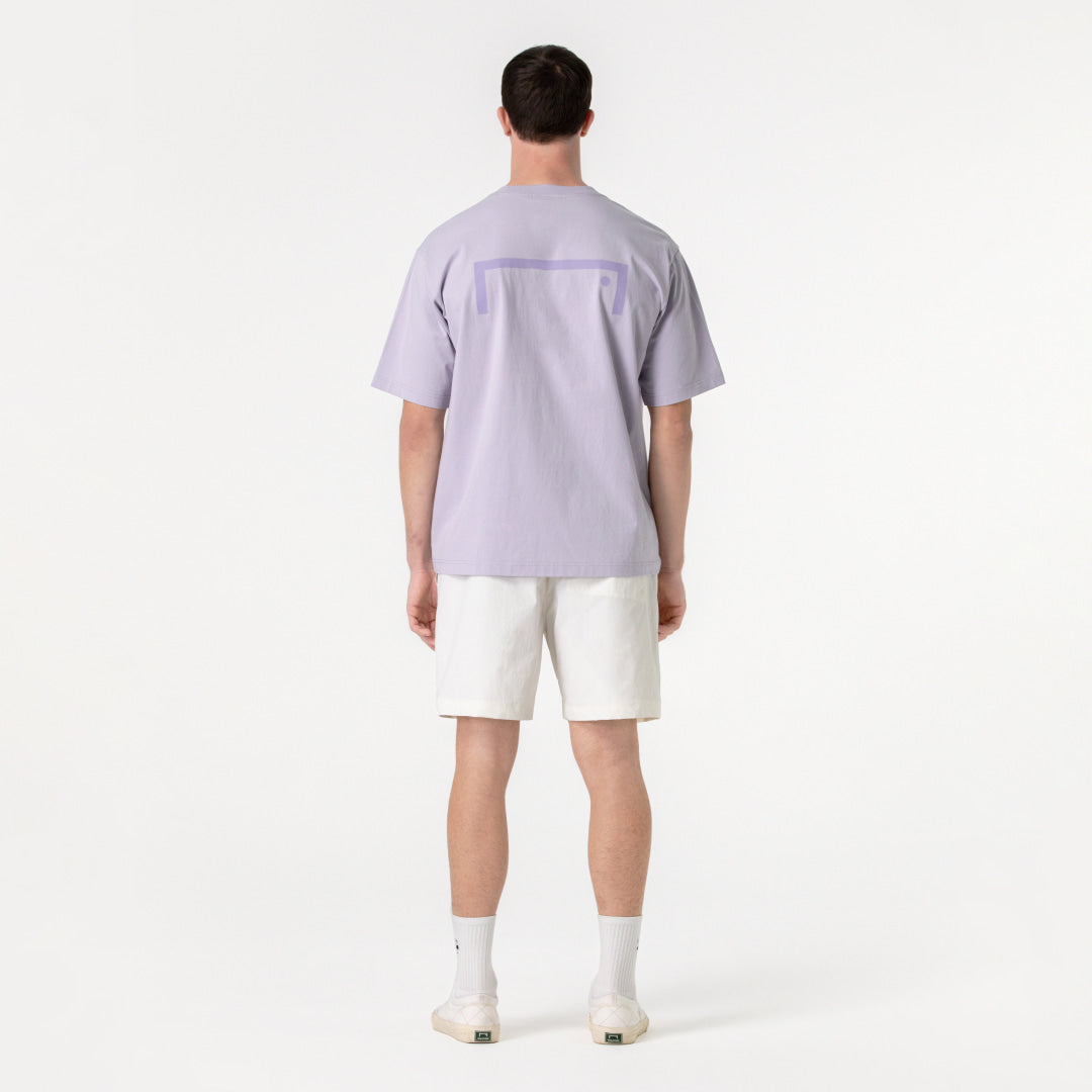 ゴールスタジオ エッセンシャル ビッグロゴ Tシャツ ラベンダー