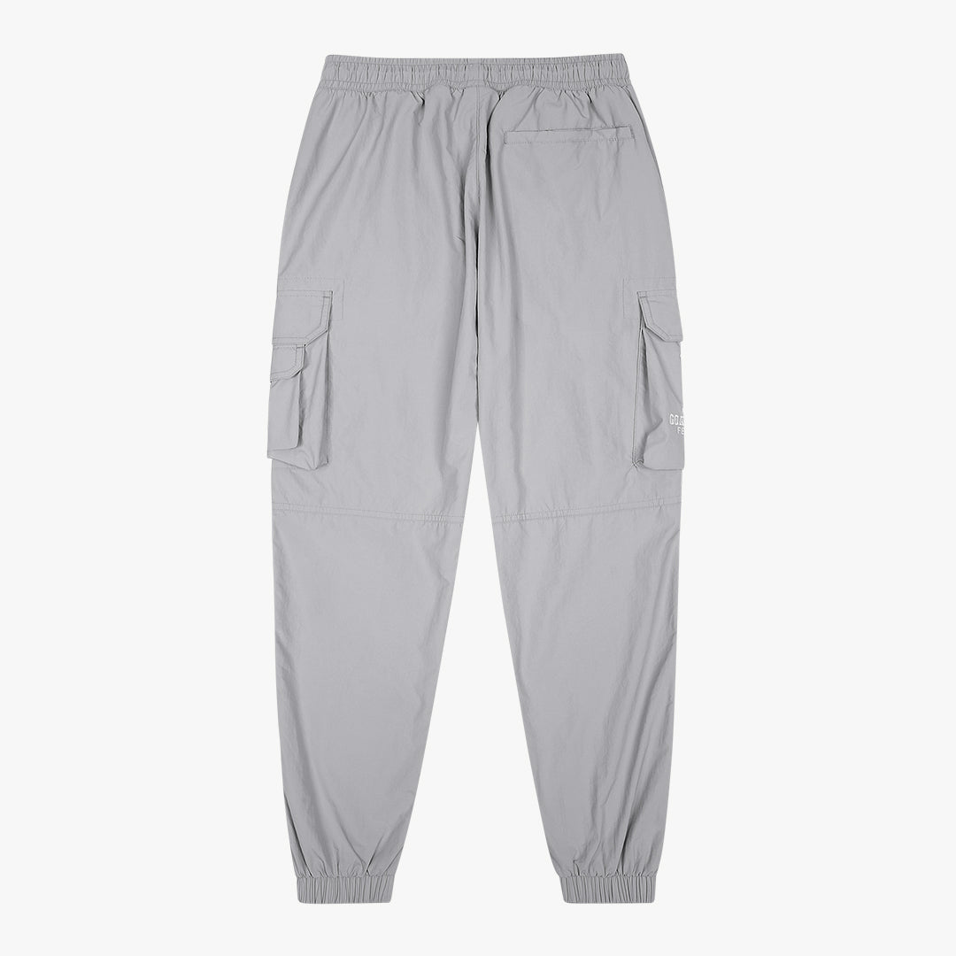 ゴールスタジオ WHO KNOWS? フーノウズ カーゴ ジョガー ナイロン パンツ ライト グレー