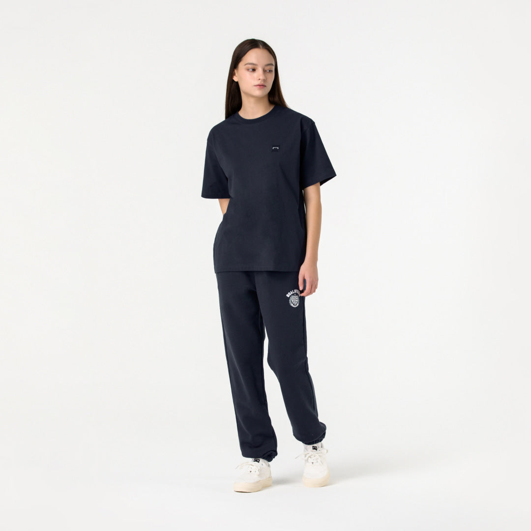 ゴールスタジオ エッセンシャル アップリケロゴ Tシャツ ダークネイビー