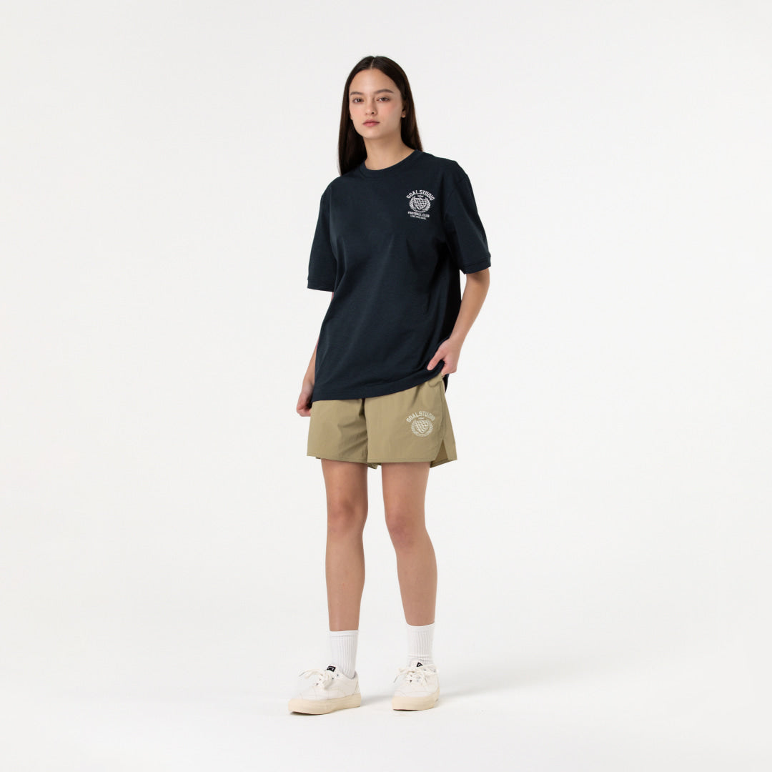 ゴールスタジオ エアドライ A-skin FC エンブレム Tシャツ ダークネイビー