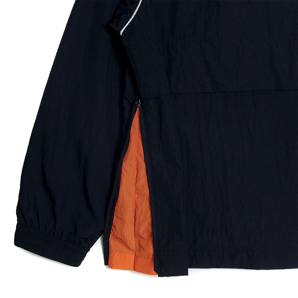 ゴールスタジオ リフレクティブ ゴールロゴ ヘビーナイロンアノラック ブラック