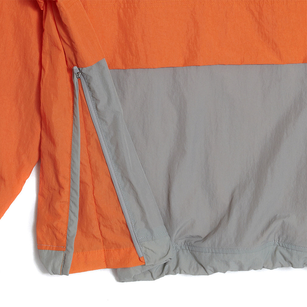 ゴールスタジオ リフレクティブ ゴールロゴ ヘビーナイロン アノラック オレンジ