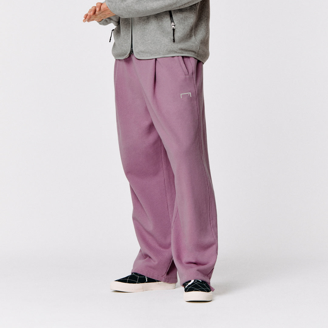 ゴールスタジオ ストーンウォッシュド ワイド パンツ パープル