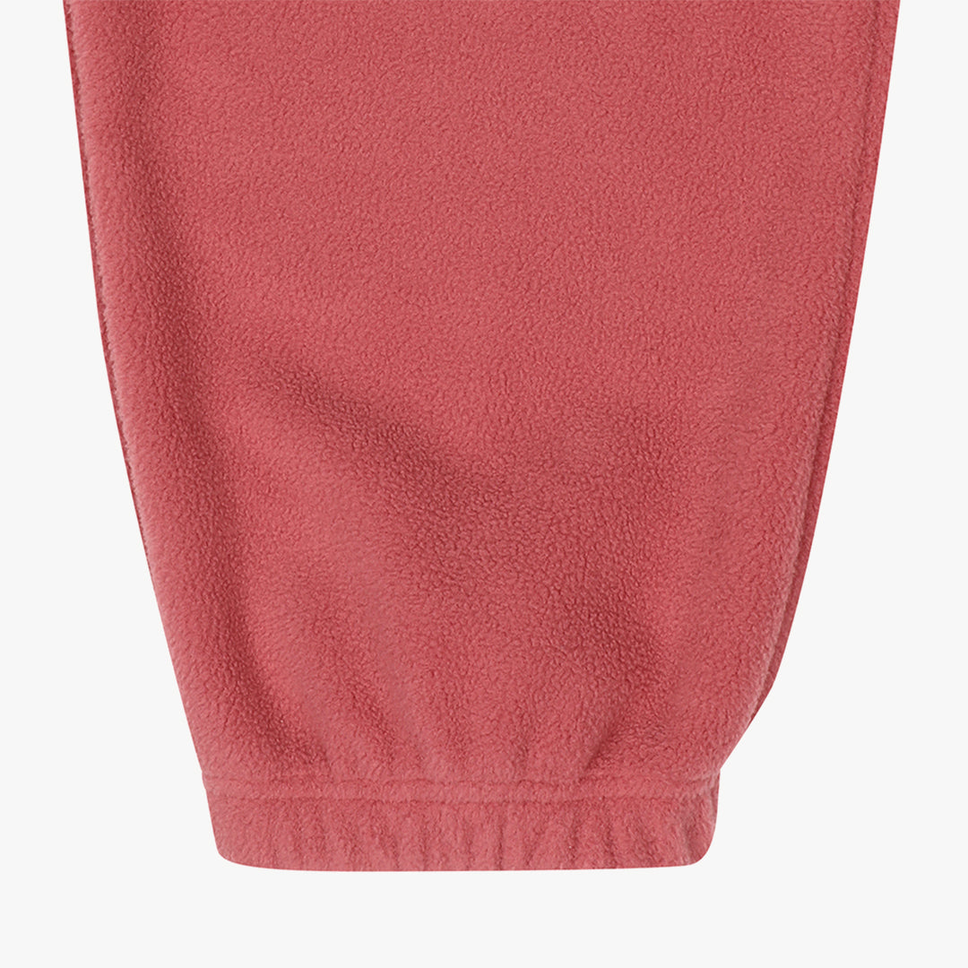 ゴールスタジオ シグネイチャー ゴールポスト ロゴ マイクロフリース ジョガー パンツ ピンク