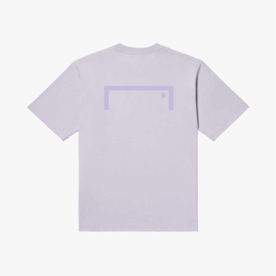 ゴールスタジオ エッセンシャル ビッグロゴ Tシャツ ラベンダー
