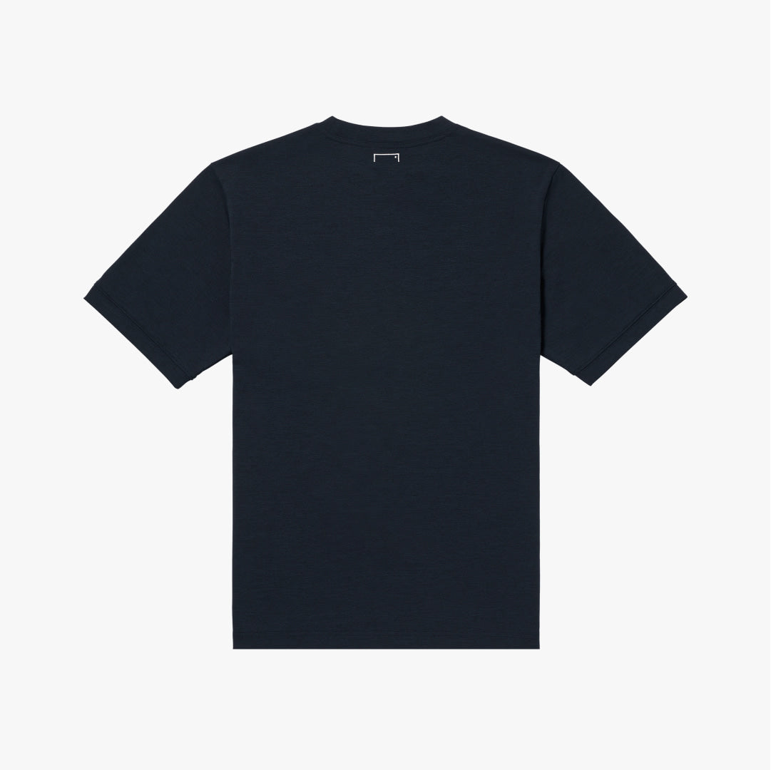 ゴールスタジオ エアドライ A-skin FC エンブレム Tシャツ ダークネイビー