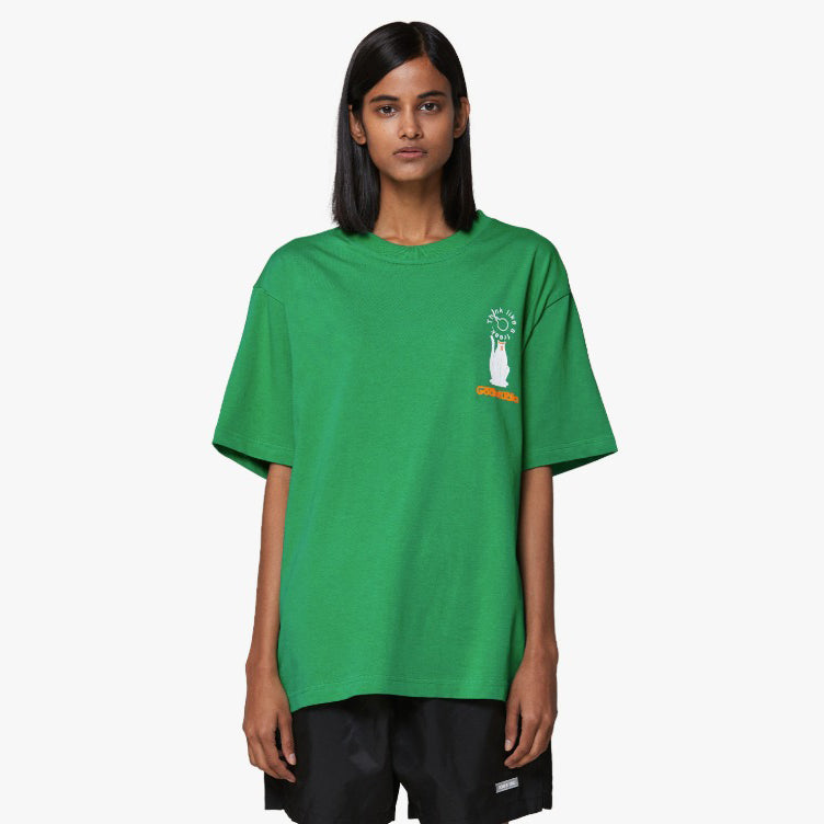 ゴールスタジオ フィアレス ビッグボム 半袖 Tシャツ グリーン