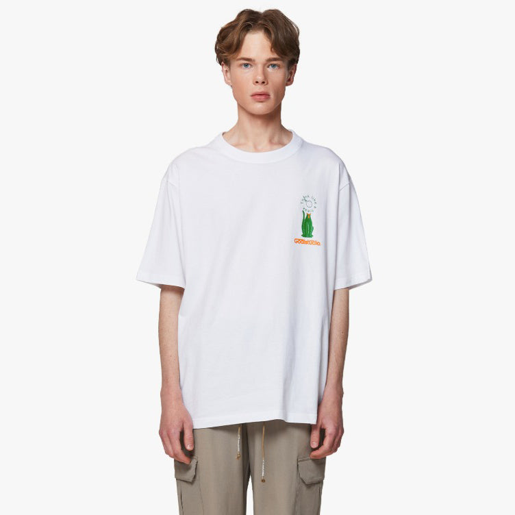 ゴールスタジオ フィアレス ビッグボム 半袖 Tシャツ ホワイト