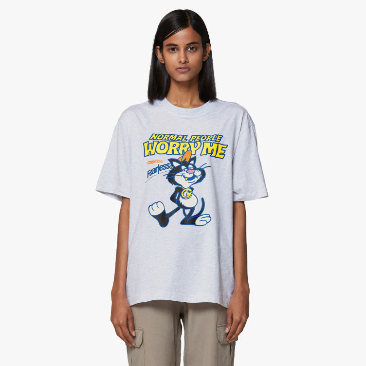 ゴールスタジオ フィアレス ビッグキャット 半袖 Tシャツ グレー