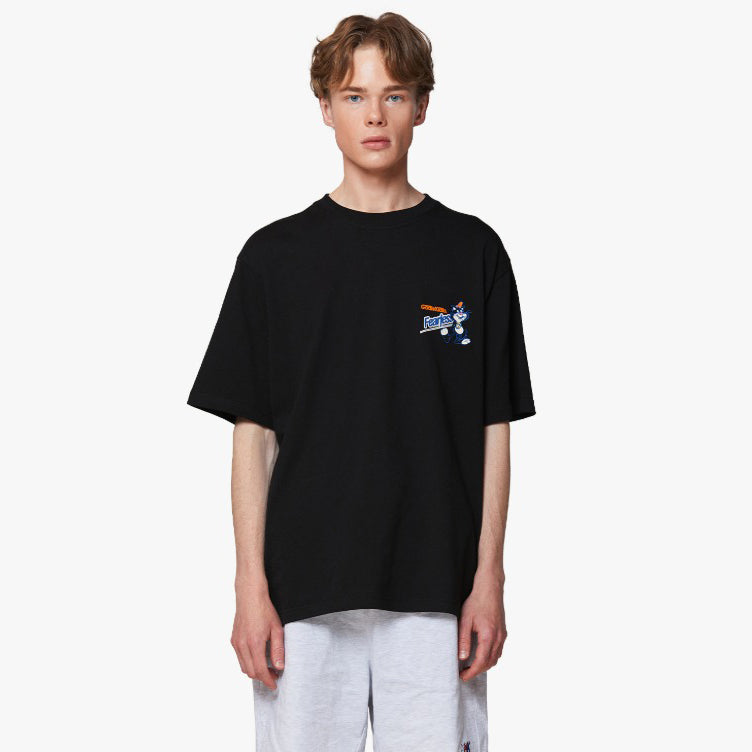 ゴールスタジオ フィアレス ビッグキャット シリアルボックス 半袖 Tシャツ ブラック