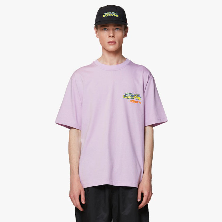 ゴールスタジオ フィアレス テキストロゴ 半袖 Tシャツ バイオレット