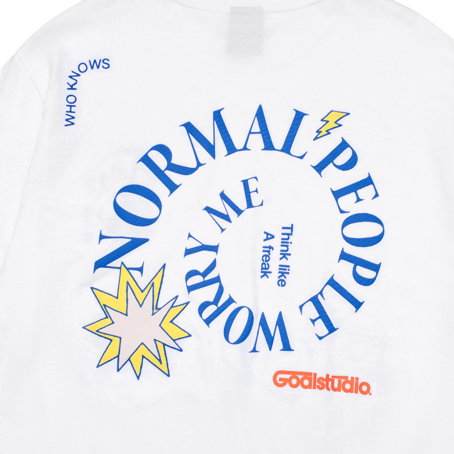 ゴールスタジオ フィアレス スパイラル 半袖 Tシャツ ホワイト