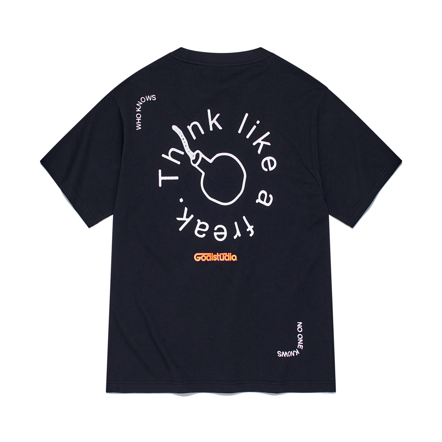 ゴールスタジオ フィアレス ビッグボム 半袖 Tシャツ ネイビー