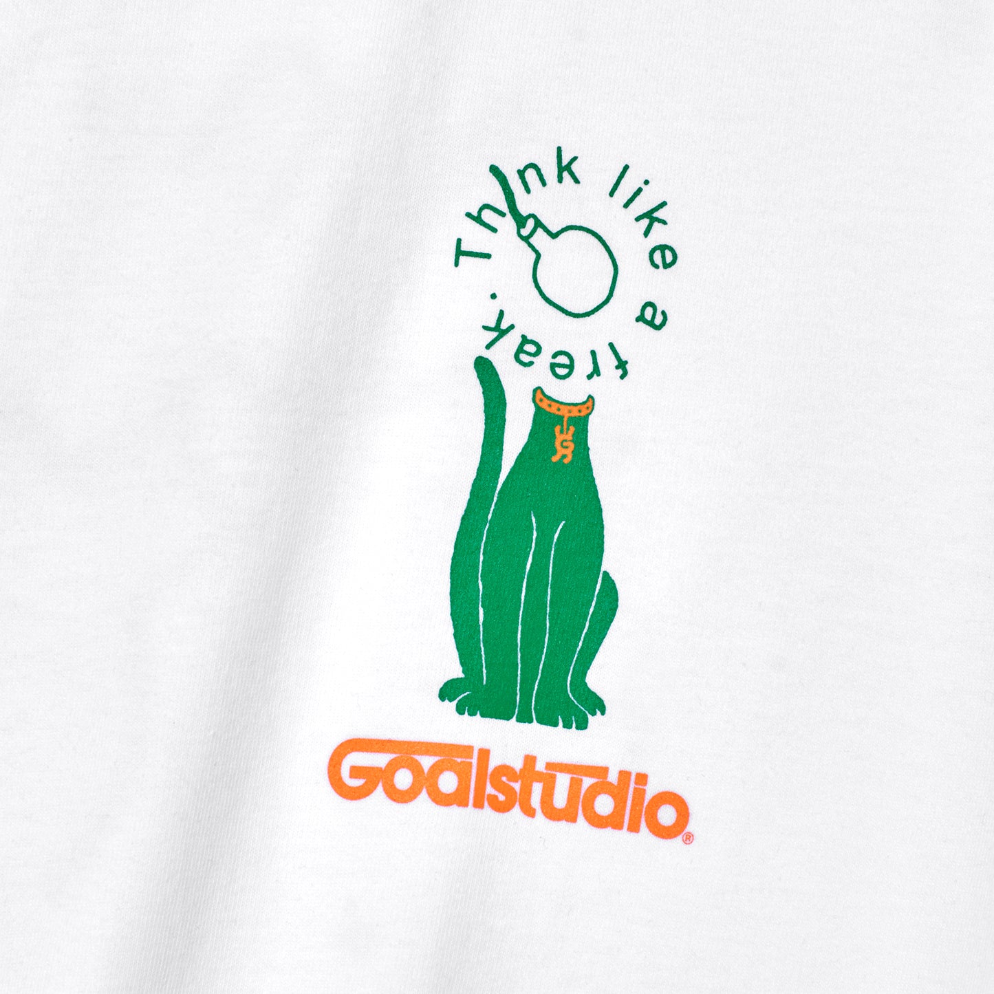 ゴールスタジオ フィアレス ビッグボム 半袖 Tシャツ ホワイト