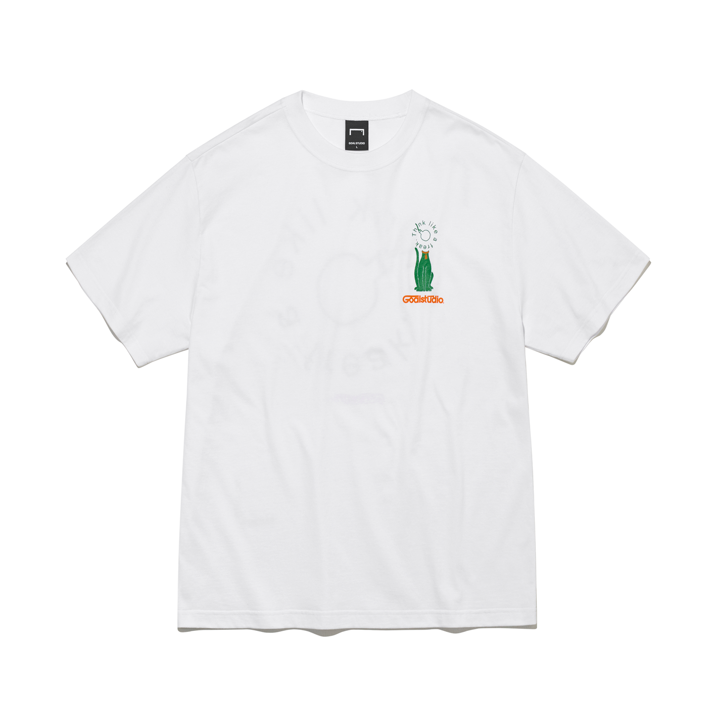 ゴールスタジオ フィアレス ビッグボム 半袖 Tシャツ ホワイト