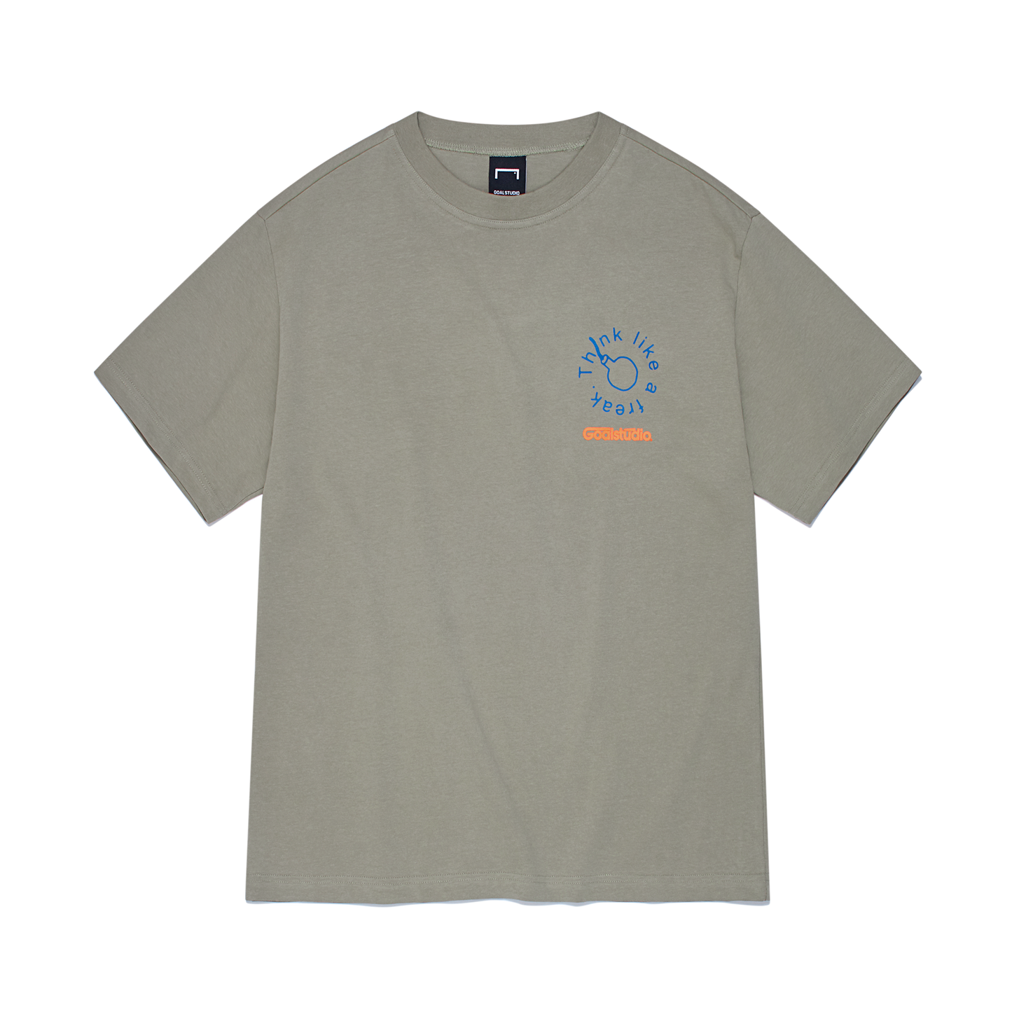 ゴールスタジオ フィアレス キャットラウス 半袖 Tシャツ カーキ