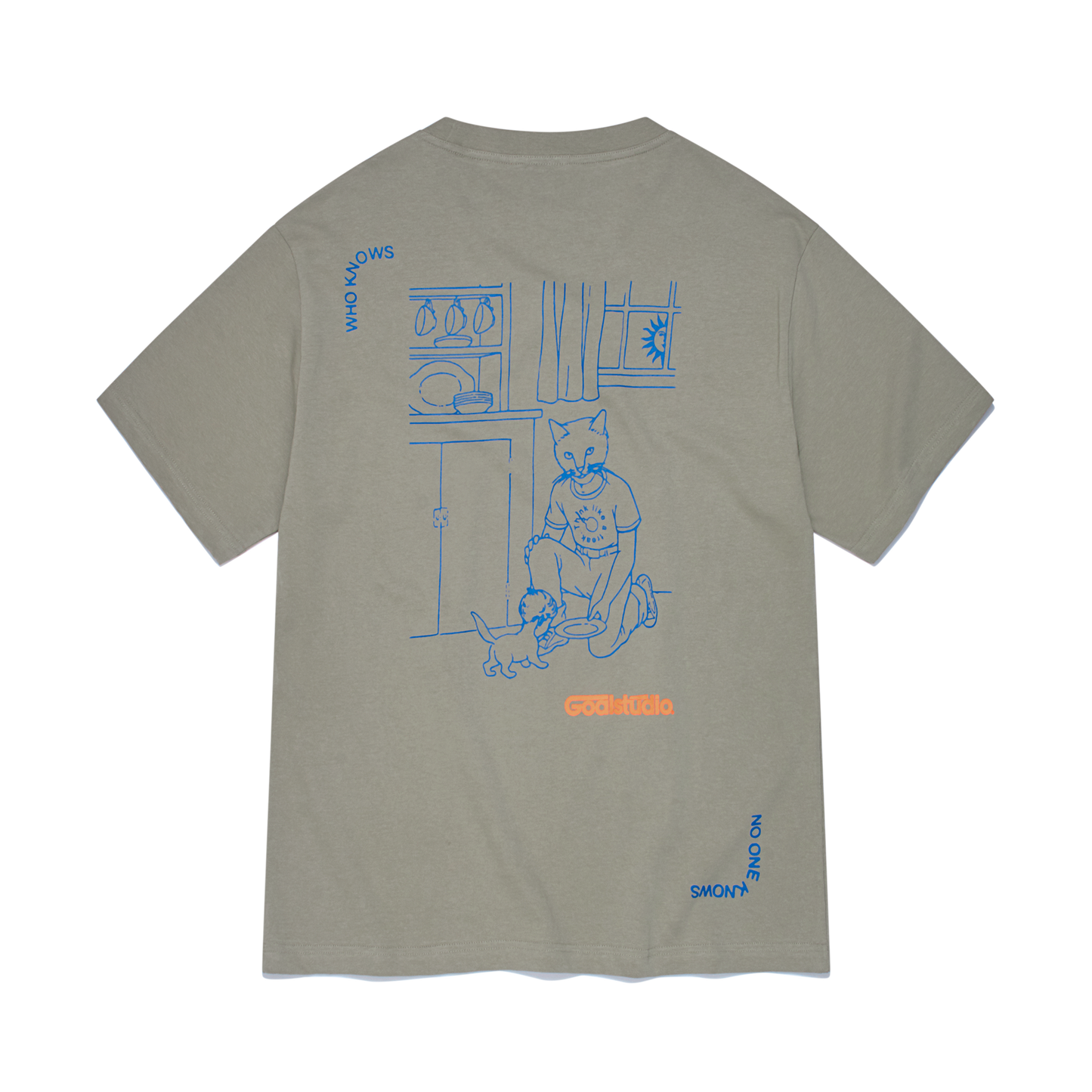 ゴールスタジオ フィアレス キャットラウス 半袖 Tシャツ カーキ