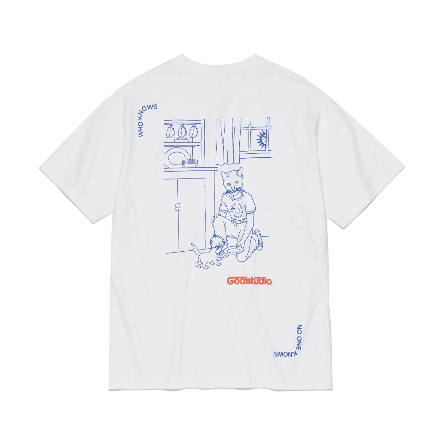 ゴールスタジオ フィアレス キャットラウス 半袖 Tシャツ ホワイト