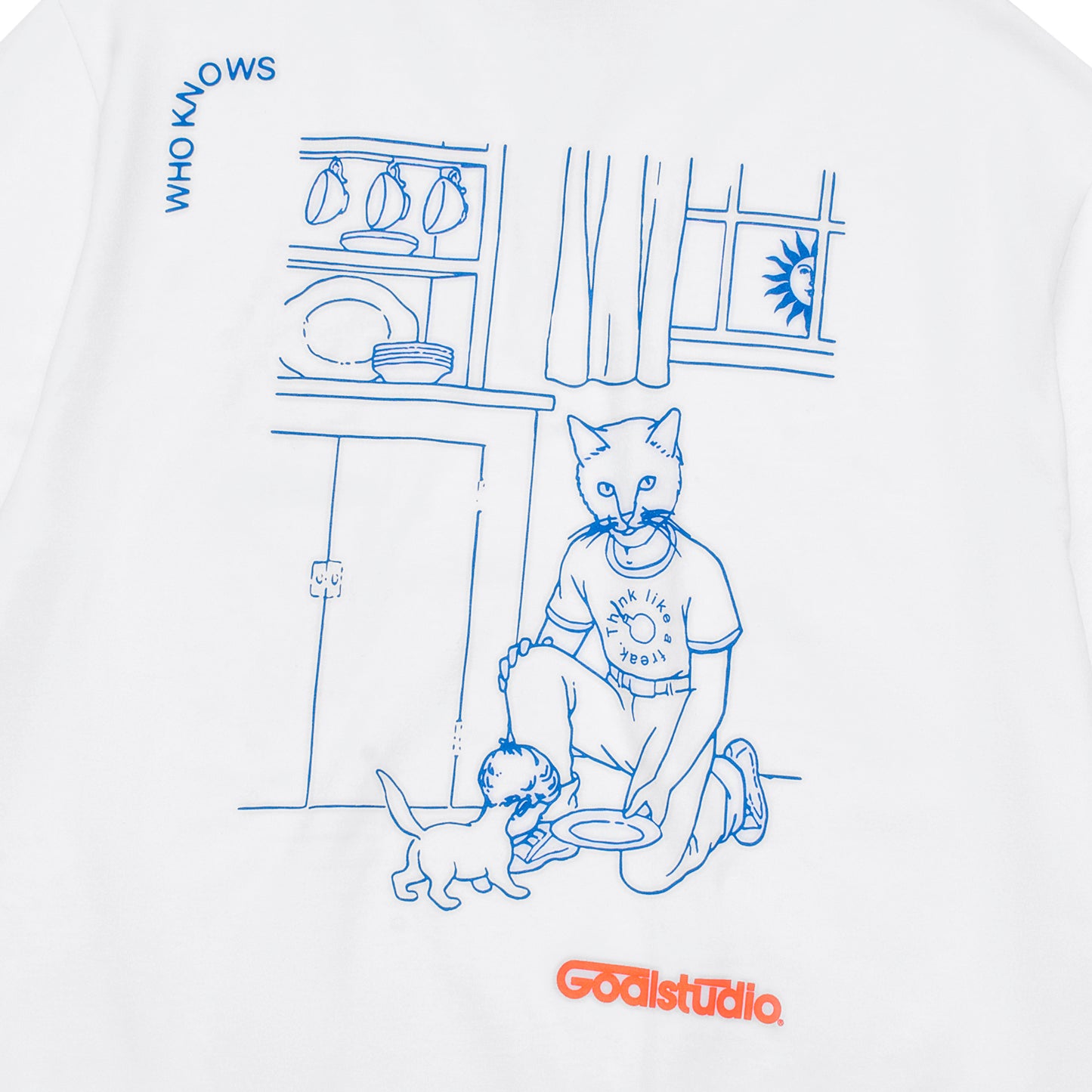 ゴールスタジオ フィアレス キャットラウス 半袖 Tシャツ ホワイト