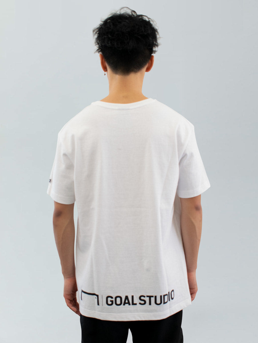 ゴールスタジオ ジャパンリミテッド ブロック 半袖 Tシャツ ホワイト