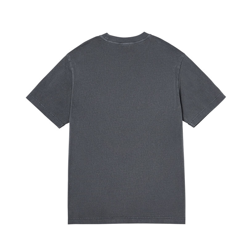 ゴールスタジオ レタリング ピグメント ダイ Tシャツ グレー