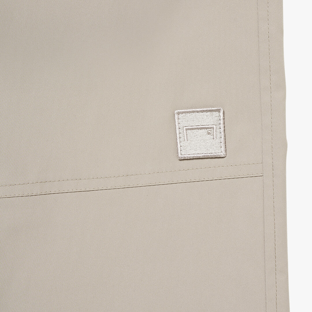 ゴールスタジオ シグネイチャー ウーブン ストレッチ ストレート パンツ ベージュ