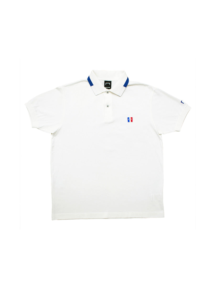 ゴールスタジオ ジャパンリミテッド フランス ガイセンモン ポロシャツ ホワイト