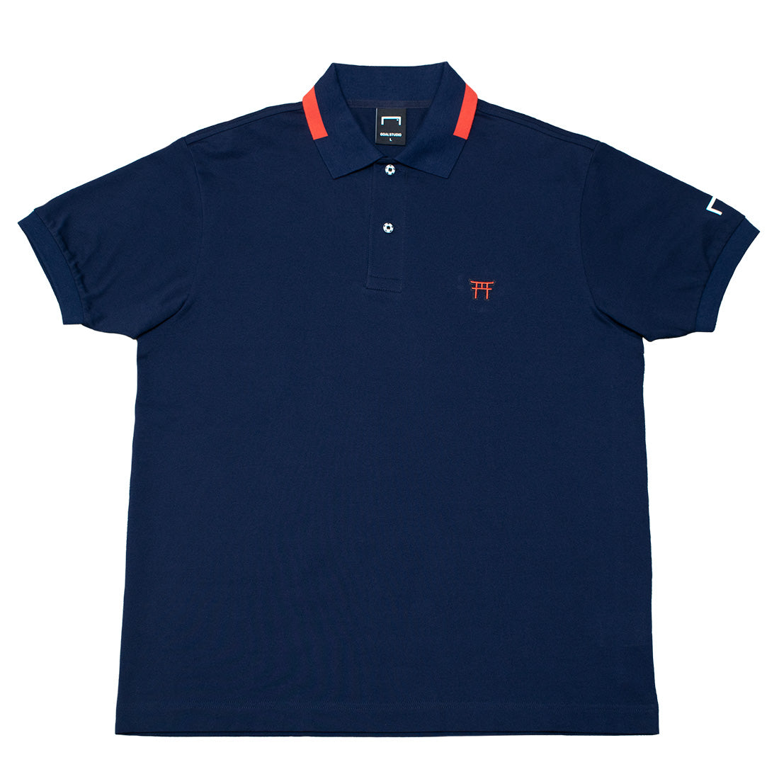 ゴールスタジオ ジャパンリミテッド ジャパン トリイ ポロシャツ ネイビー