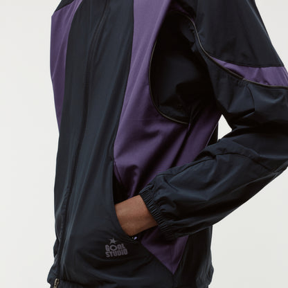 M'S COLOR-BLOCK JACKET - NAVY