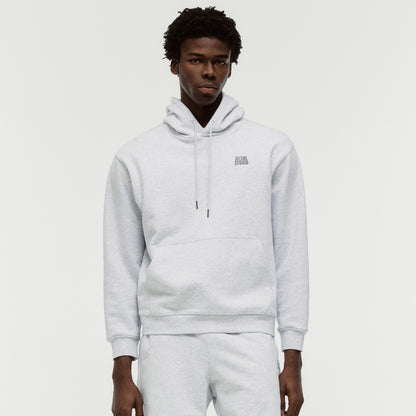 PAINT LOGO HOODIE - MELANGE GREY