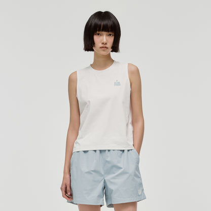W'S ESSENTIAL AIRDRY SLEEVELESS - OFF WHITE