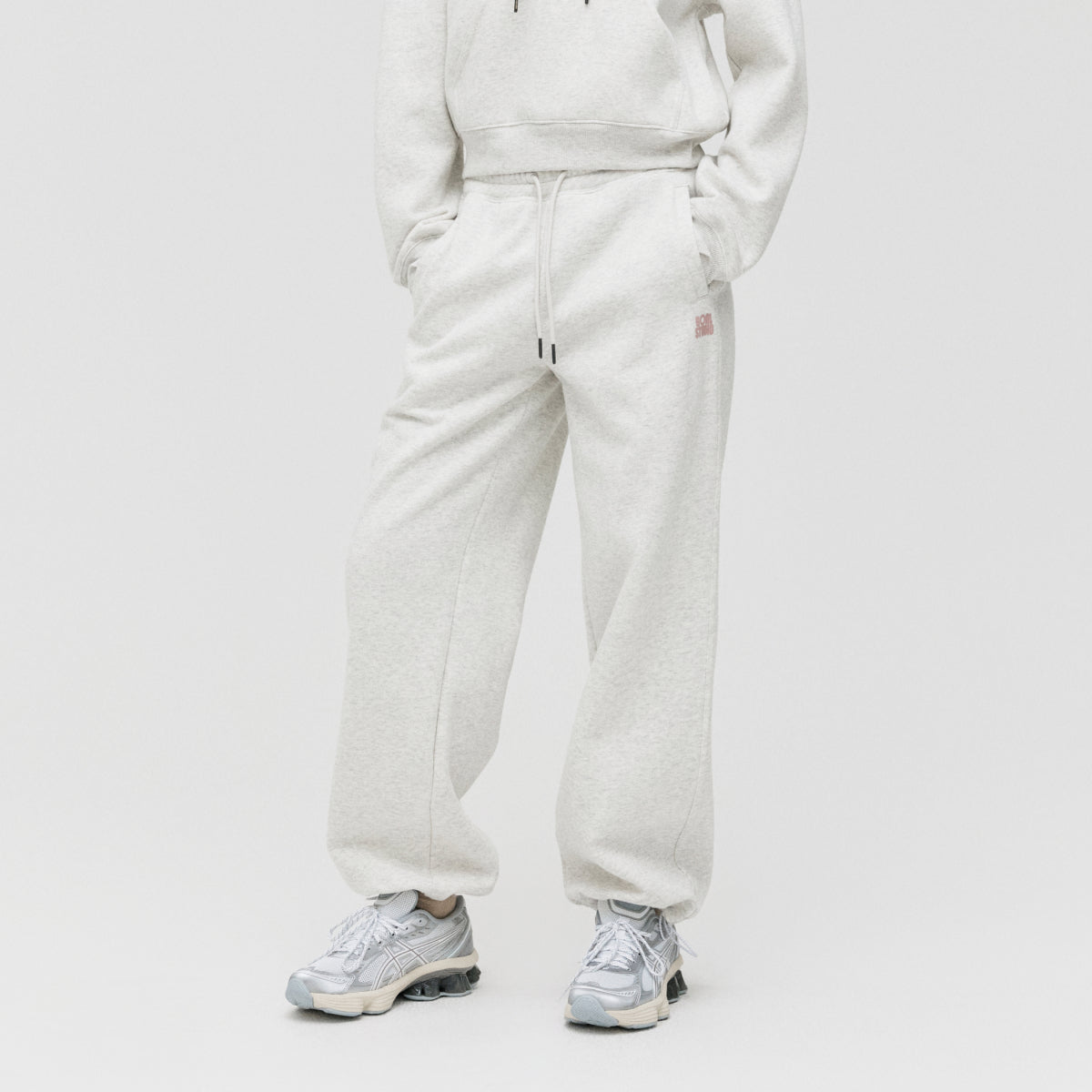 W'S ESSENTIAL BRUSHED PANTS - OATMEAL