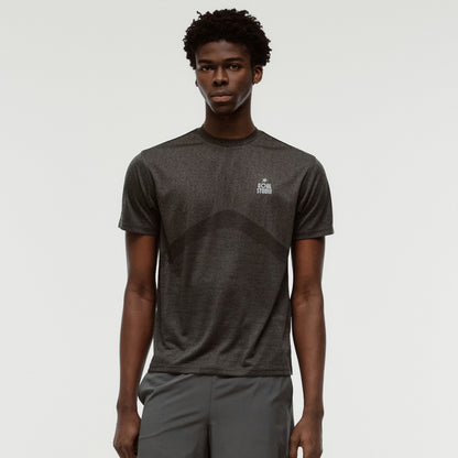 M'S JACQUARD TEE - CHARCOAL