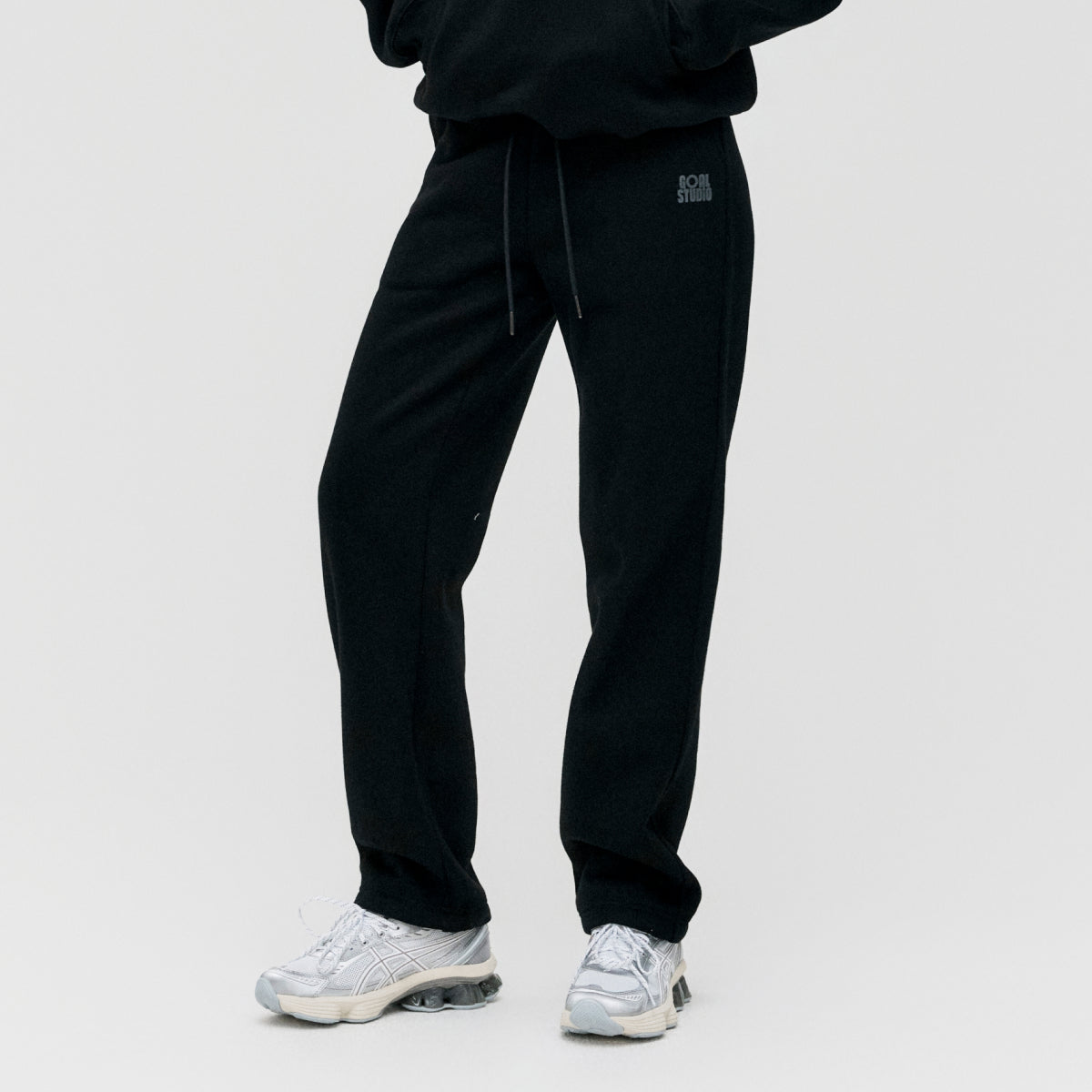 ESSENTIAL BRUSHED PANTS - BLACK