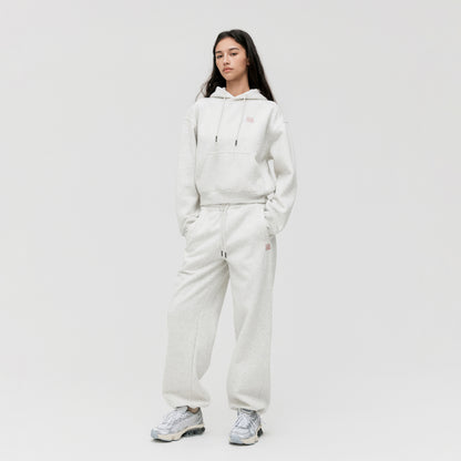 W'S ESSENTIAL BRUSHED HOODIE - OATMEAL