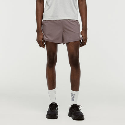 M'S 5" RUNNING SHORTS - BROWN